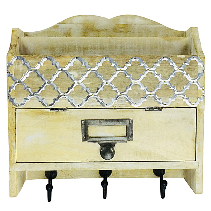 House of Hampton Wooden Wall Mounted Letter Box Wayfair.co.uk